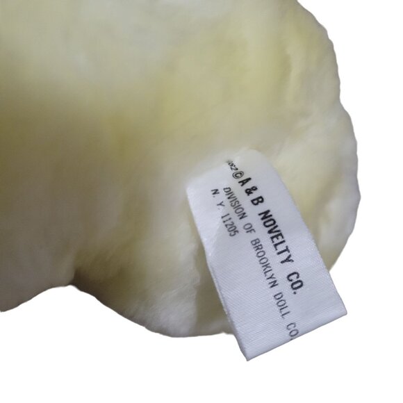 Vintage Teddy Bear 11 inch Plush Pick a Pet Plaid Bowtie Flat Stuffed Animal Toy - Picture 4 of 6